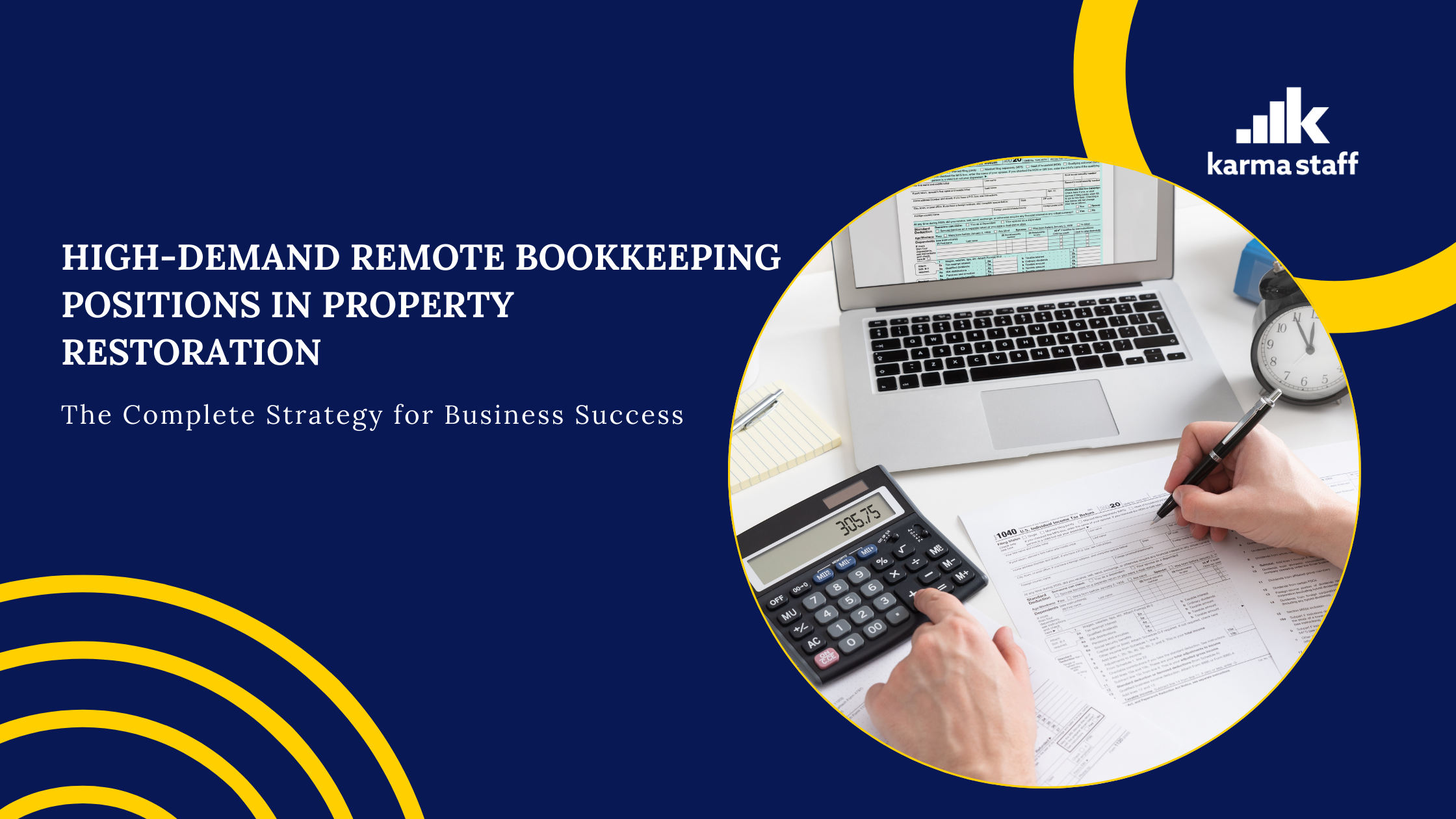 High-Demand Remote Bookkeeping Positions in Property Restoration