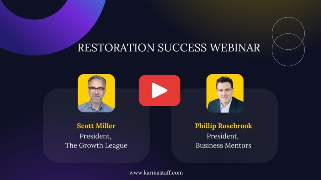 restoration success webinar