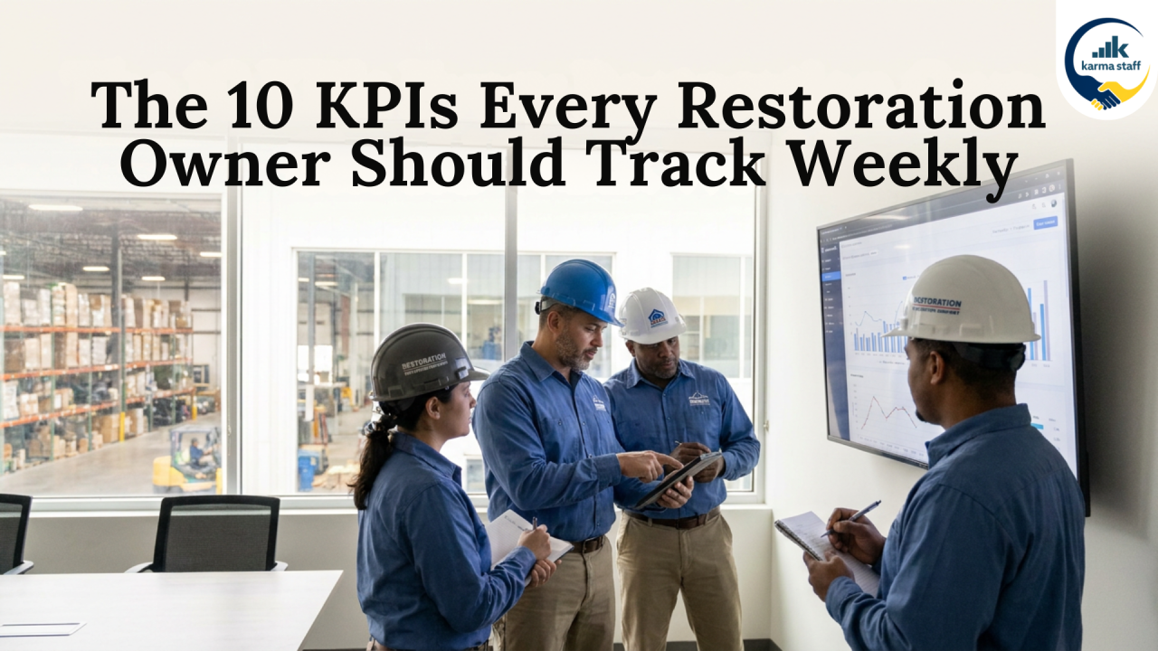 The 10 KPIs Every Restoration Owner Should Track Weekly