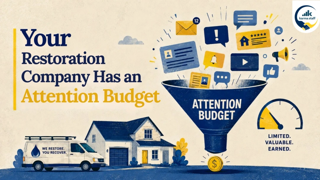 Your Restoration Company Has an Attention Budget