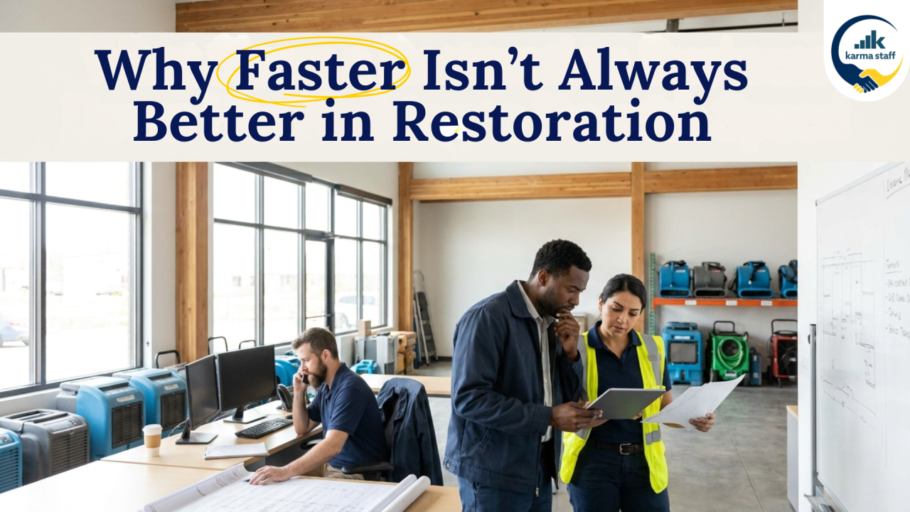 Why Faster Isn’t Always Better in Restoration