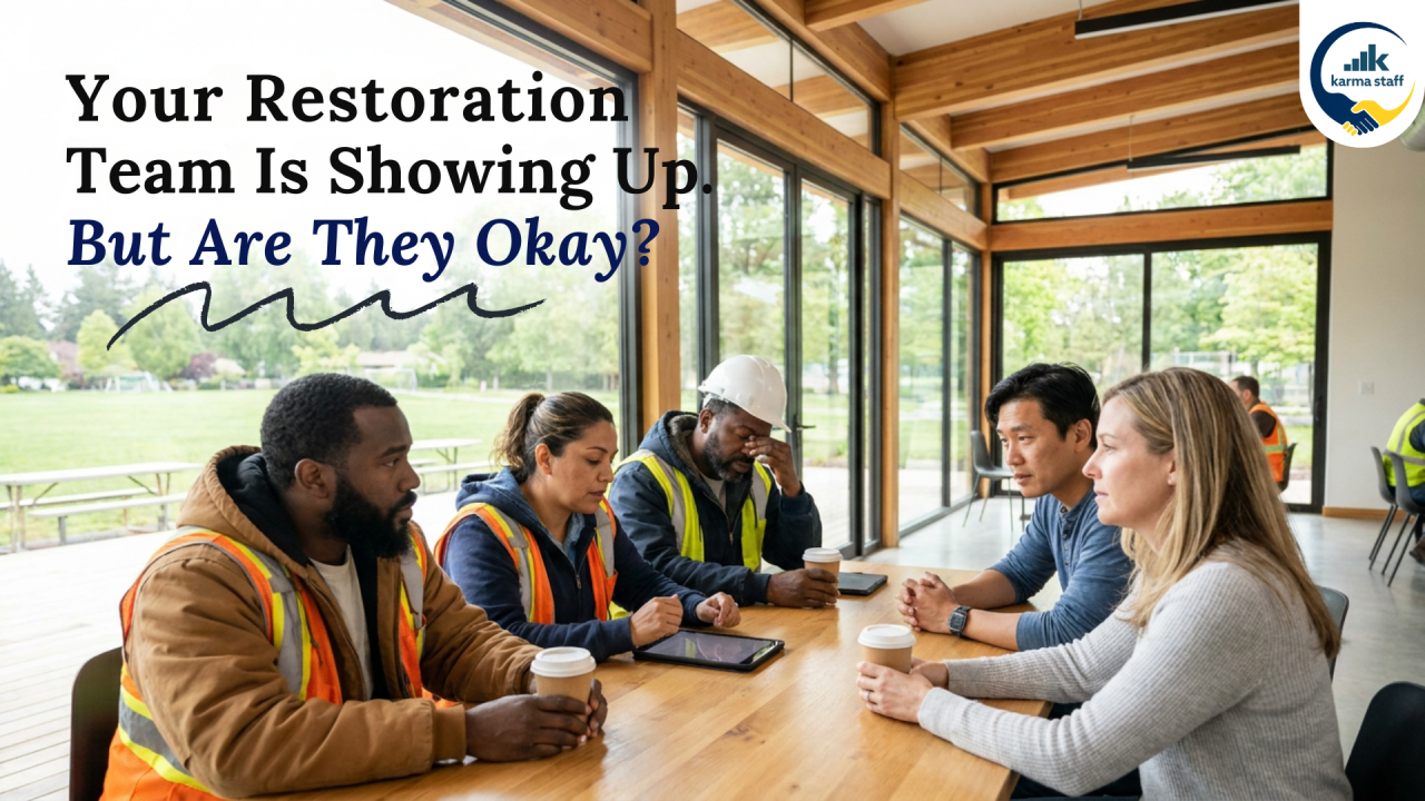 Your Restoration Team Is Showing Up. But Are They Okay?