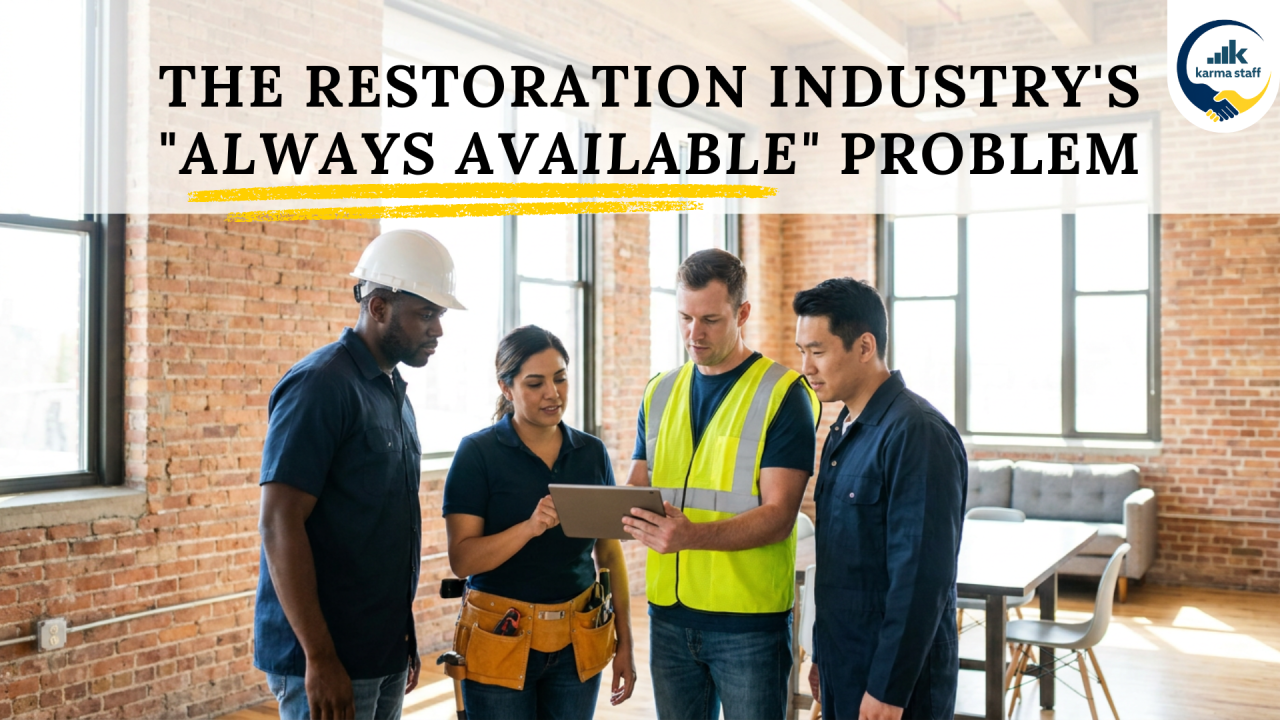 The Restoration Industry’s “Always Available” Problem